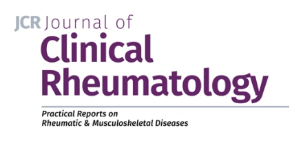 Journal of Clinical Rheumatology is a peer reviewed and indexed medical journal in the field of clinical rheumatology