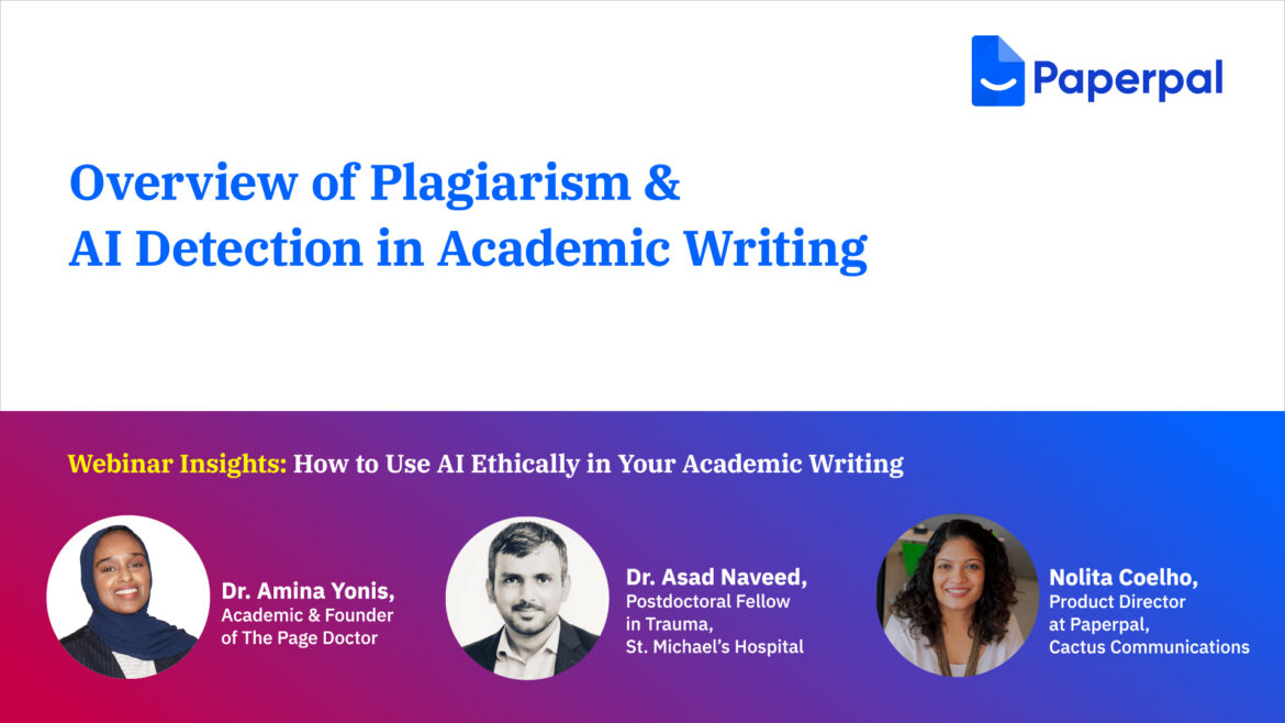 Overview of Plagiarism and AI detection in academic writing