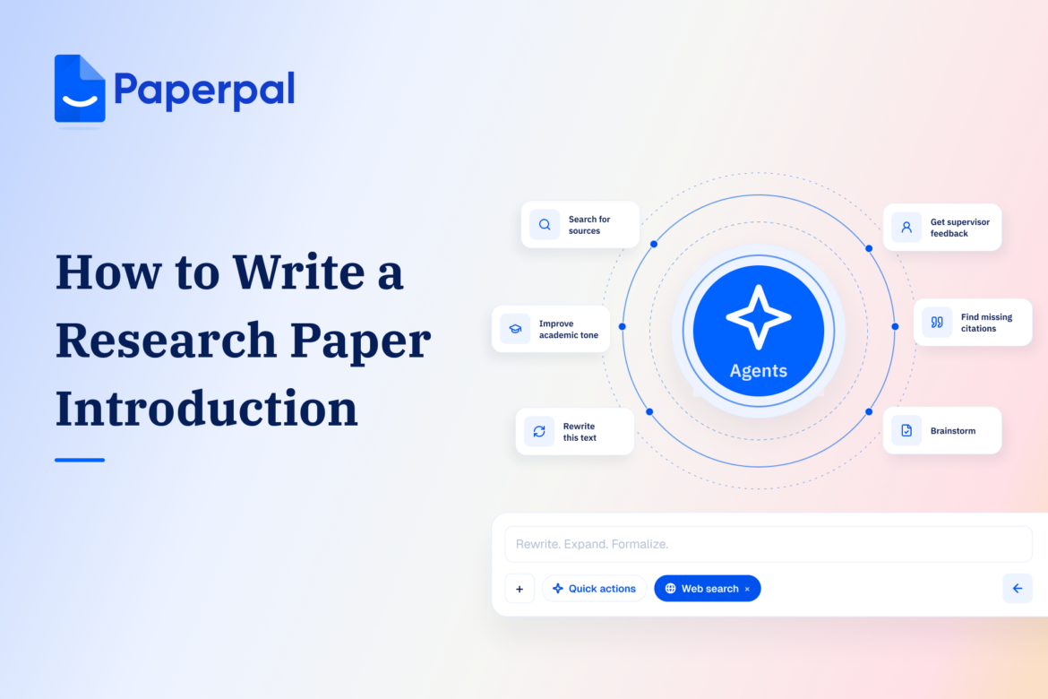 how to write a research paper introduction