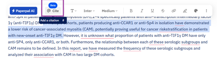 関連する参考文献を瞬時に見つける